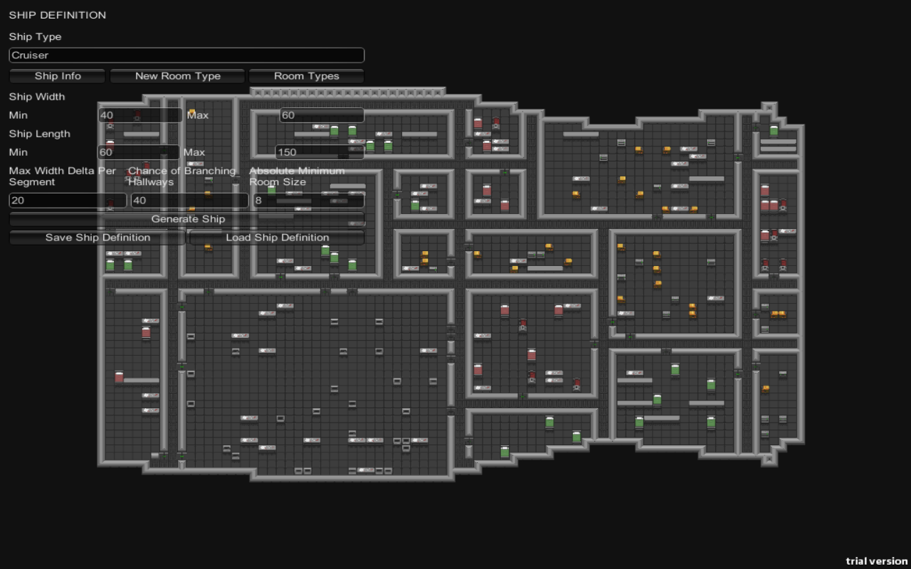 Different classes of ships can be designed, and then different ships can be generated from that class.